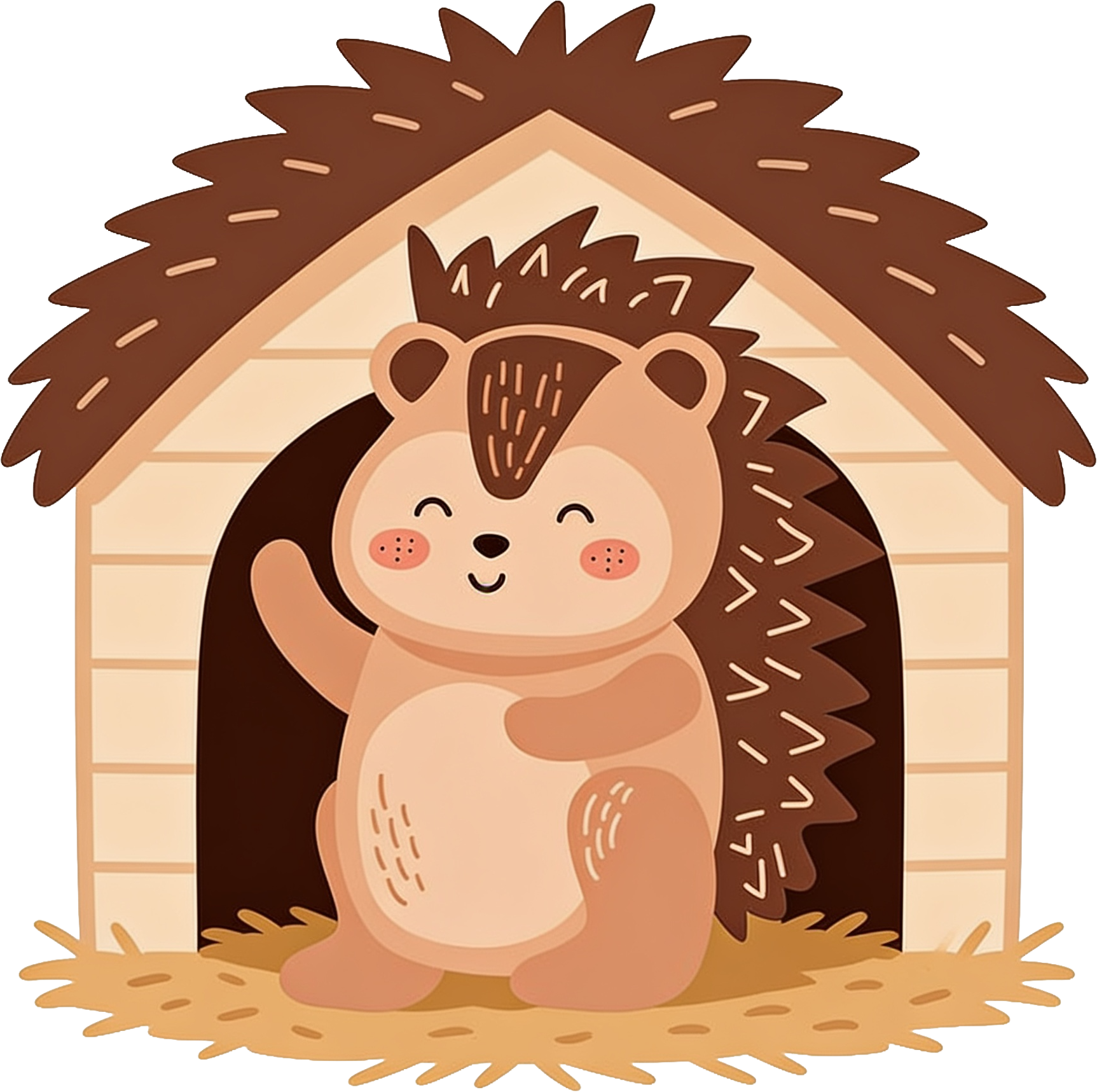 hedgehog in home