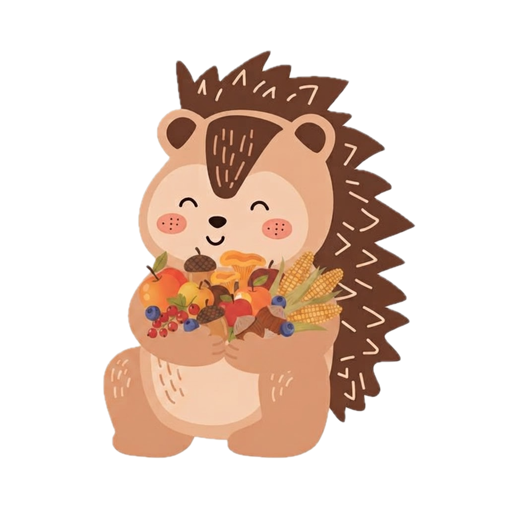 magnific_hedgehog-holding-lots-of-_braQX395Y2
